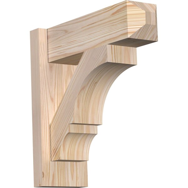 Ekena Millwork Balboa Smooth Craftsman Outlooker, Douglas Fir, 5 1/2"W x 16"D x 16"H OUT06X16X16BOA04SDF - main